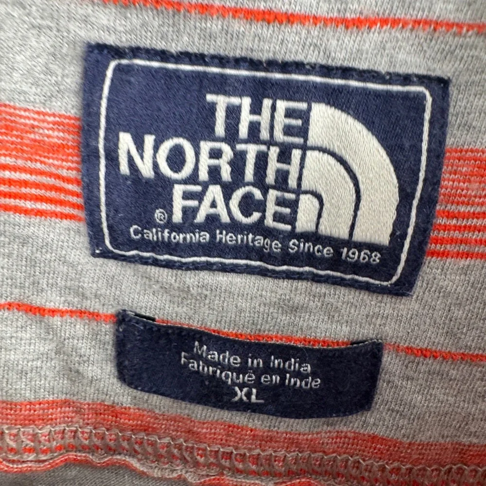 The North Face California Heritage Striped Polo Shirt Mens XL Casual Golf Hiking